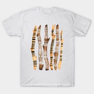 Tribal Painted Sticks T-Shirt